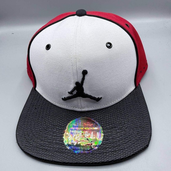 Air Jordan Hat Men White Black‎ Embroidered Logo Jumpman Snap Back Cap